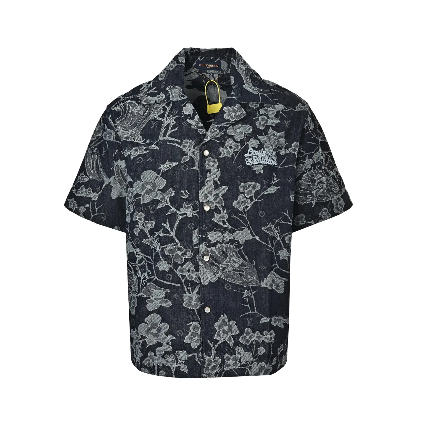 Louis Vuitton/Louis Vuitton floral denim suit jacket
